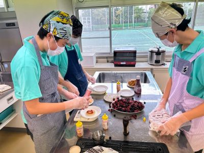 調理室の様子（3年6組）