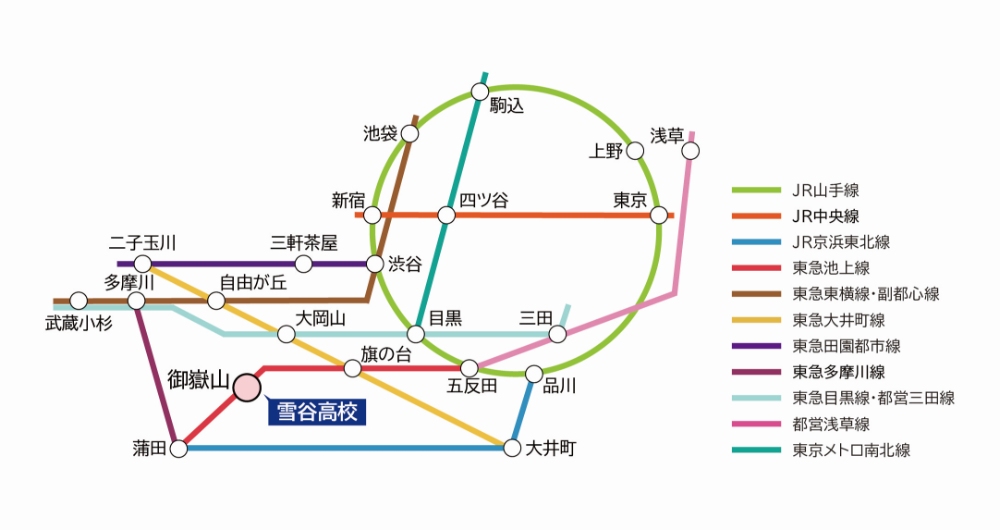 本校の路線図